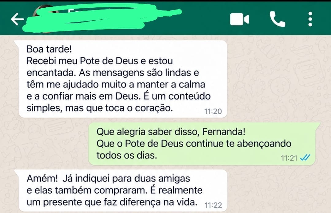 Depoimento real 9 de cliente do Pote de Deus