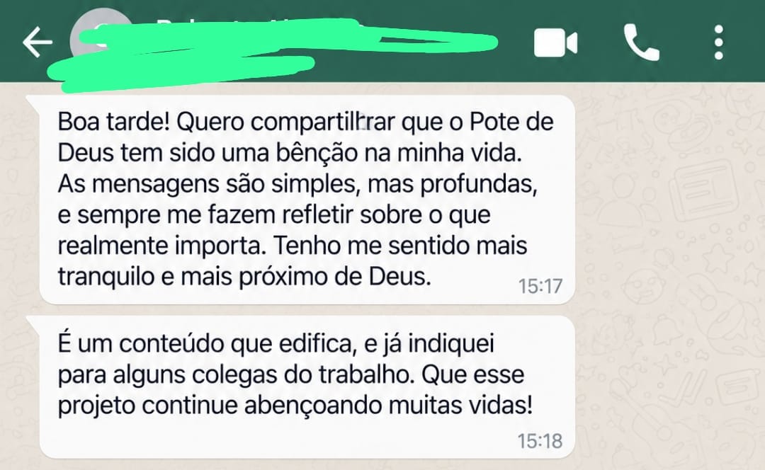 Depoimento real 6 de cliente do Pote de Deus